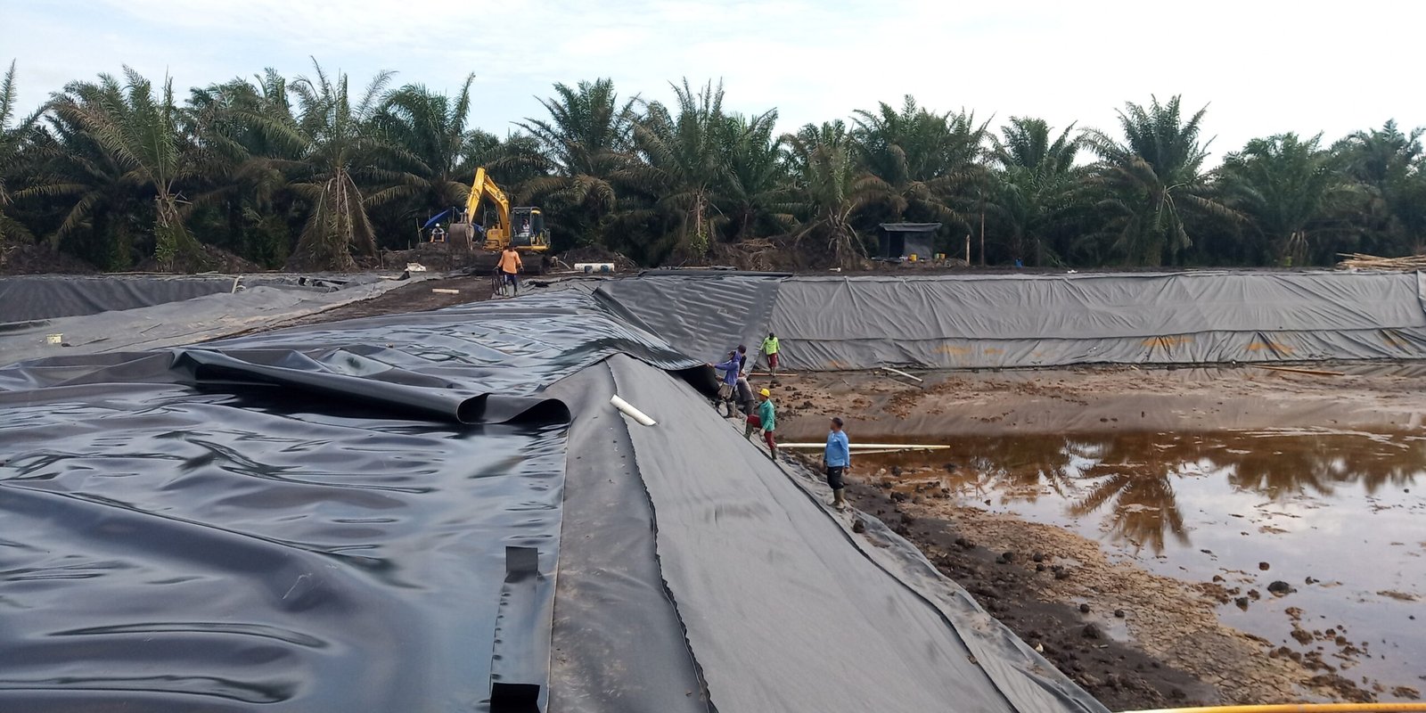 Kolam Limbah Industri dengan Perlindungan Maksimal, Umur Panjang